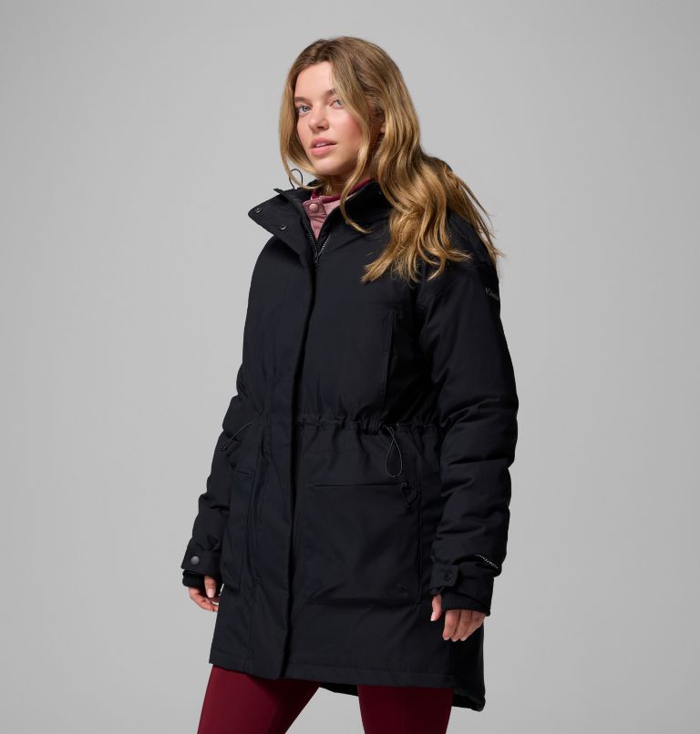 Women's Harmony Falls Parka, Color: Black, image 3