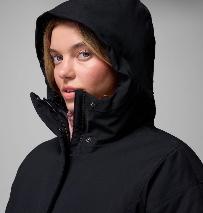 Women's Harmony Falls Parka, Color: Black, image 4