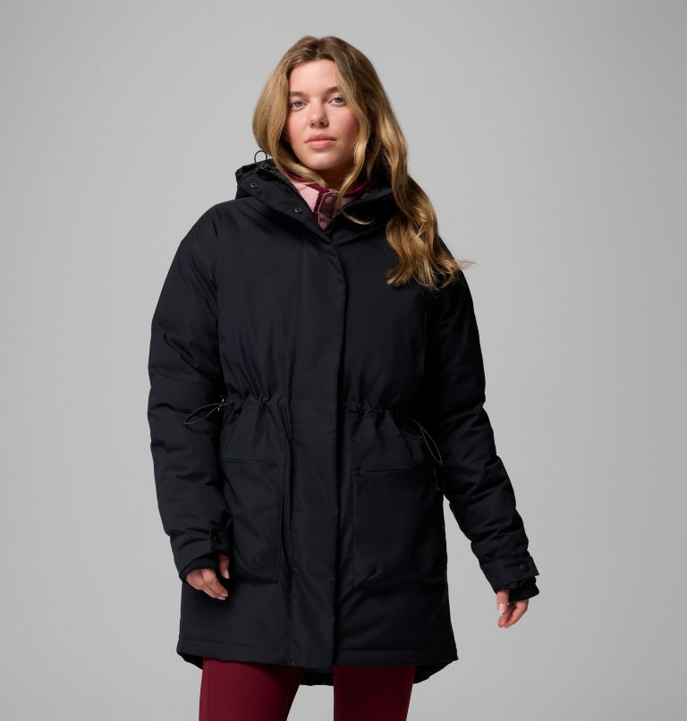 Women's Harmony Falls Parka, Color: Black, image 1