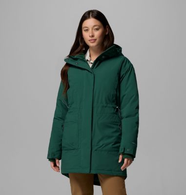 Women's Harmony Falls Parka, Color: Rain Forest, image 7