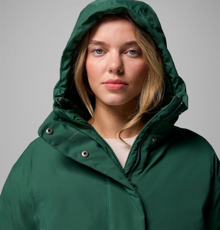 Women's Harmony Falls Parka, Color: Rain Forest, image 4