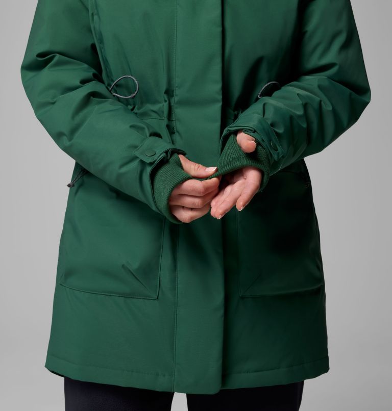 Women's Harmony Falls Parka, Color: Rain Forest, image 7