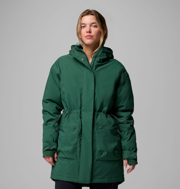 Women's Harmony Falls Parka, Color: Rain Forest, image 1