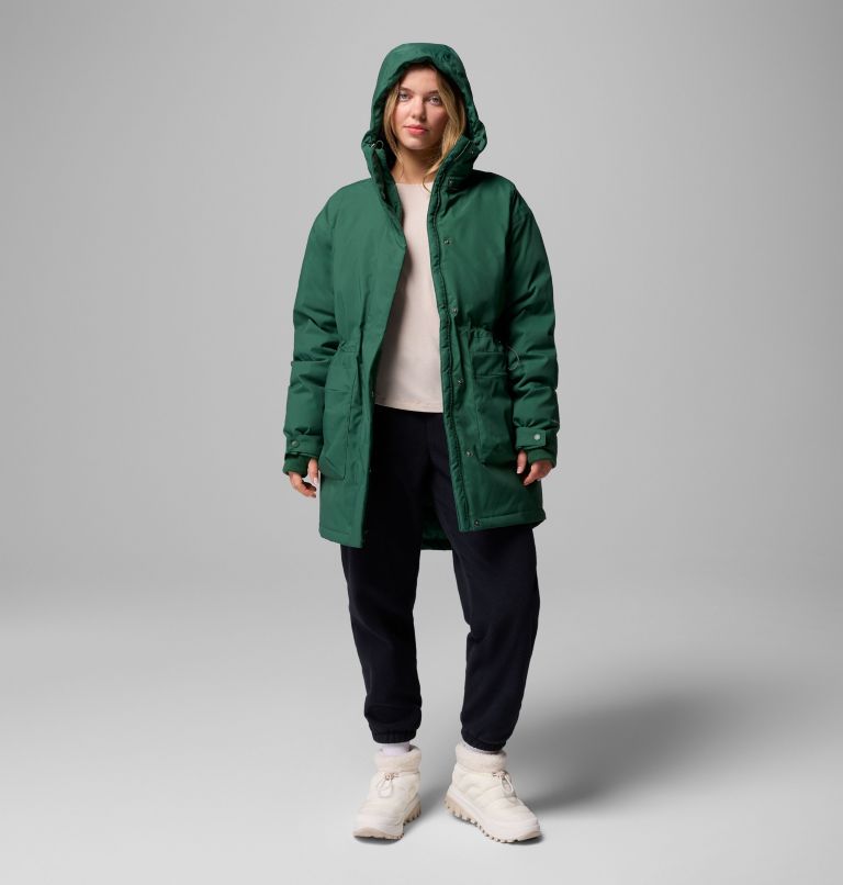 Women's Harmony Falls Parka, Color: Rain Forest, image 10