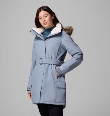 Women's Icelandite II Parka, Color: Tradewinds Grey, image 4