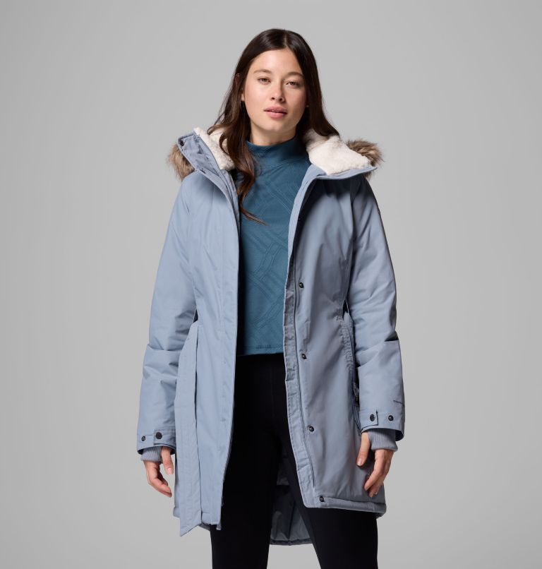 Women's Icelandite II Parka, Color: Tradewinds Grey, image 5