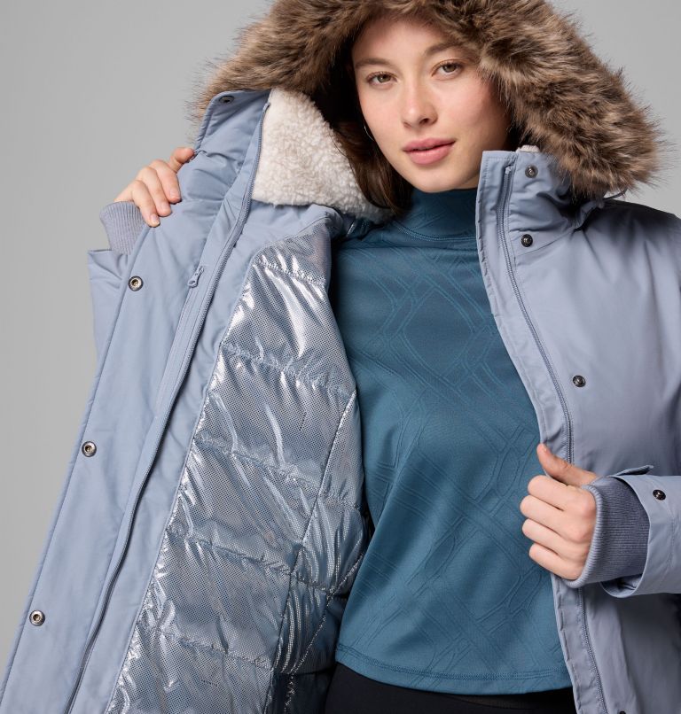 Women's Icelandite II Parka, Color: Tradewinds Grey, image 6