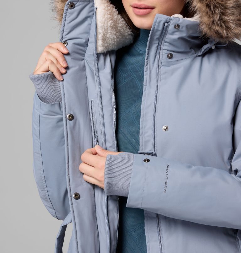 Women's Icelandite II Parka, Color: Tradewinds Grey, image 7