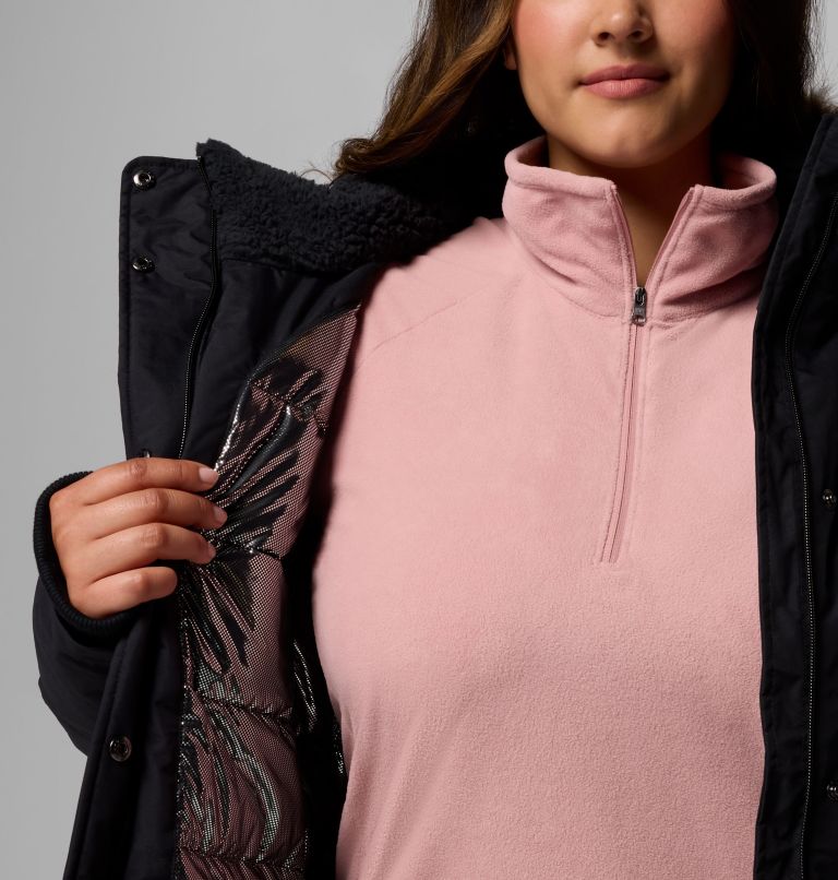 Women's Icelandite II Parka - Plus Size, Color: Black, image 6