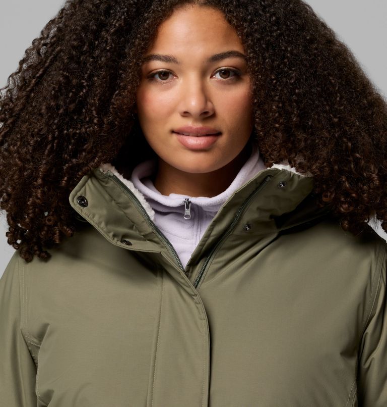 Women's Icelandite II Parka - Plus Size, Color: Stone Green, image 7