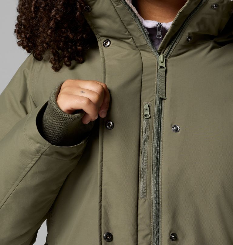 Women's Icelandite II Parka - Plus Size, Color: Stone Green, image 10