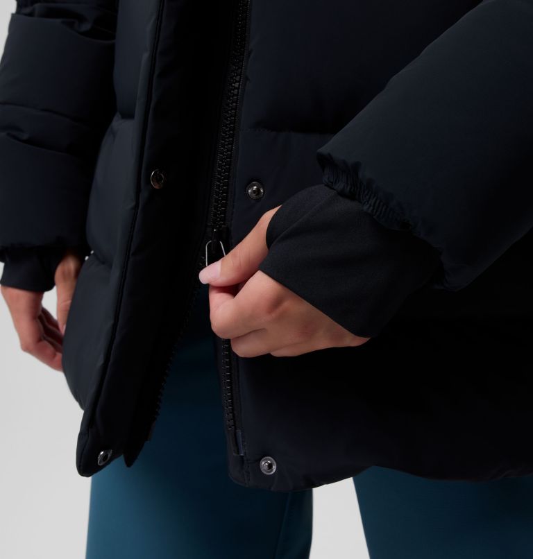 Women's Amaze Puff Mid Hooded Jacket, Color: Black, image 10