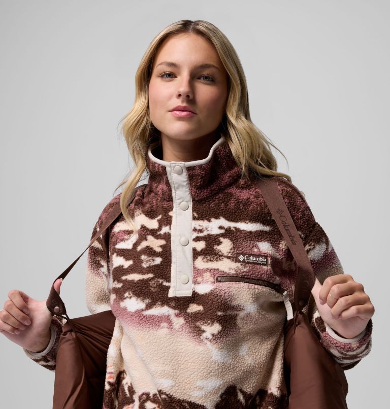 Women's Amaze Puff Mid Hooded Jacket, Color: Tobacco, image 7