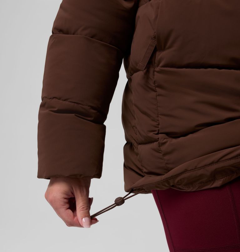 Women's Amaze Puff Mid Hooded Jacket, Color: Tobacco, image 11