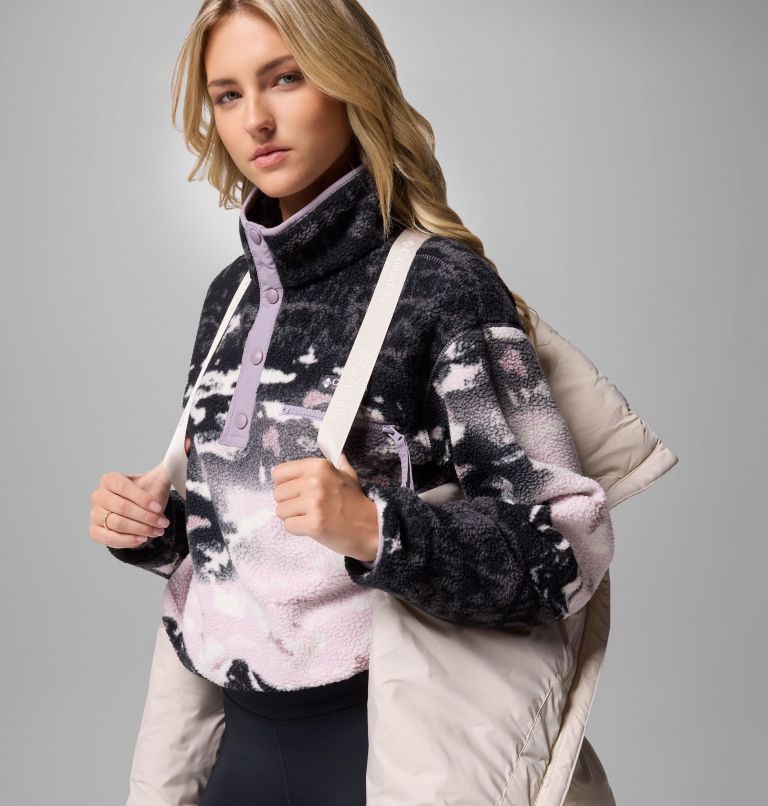 Women's Amaze Puff Mid Hooded Jacket, Color: Dark Stone, image 6