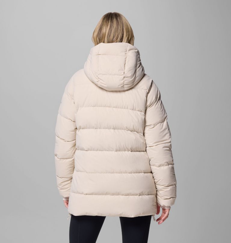 Women's Amaze Puff Mid Hooded Jacket, Color: Dark Stone, image 3