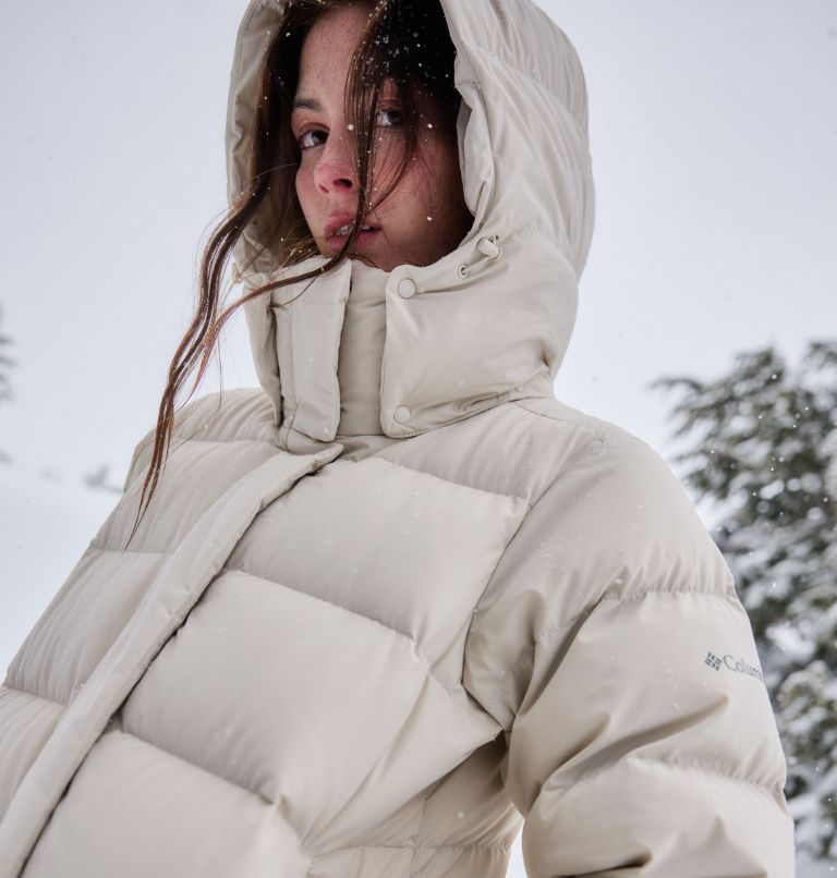 Women's Amaze Puff Mid Hooded Jacket, Color: Dark Stone, image 17