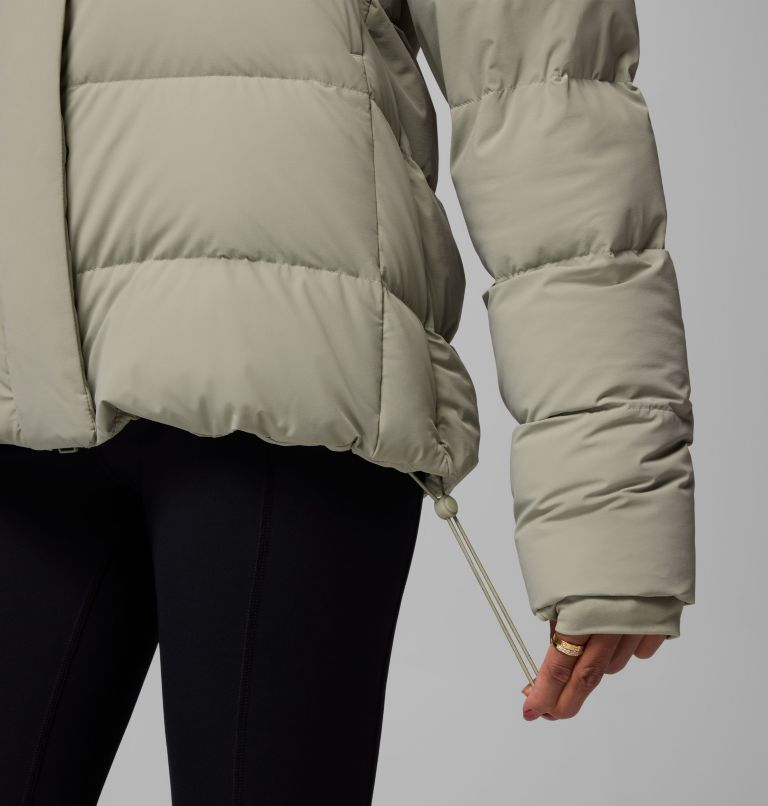 Women's Amaze Puff Mid Hooded Jacket, Color: Safari, image 11