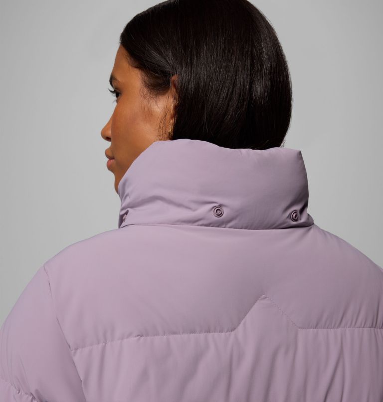 Women's Amaze Puff Mid Hooded Jacket, Color: Shale Purple, image 13