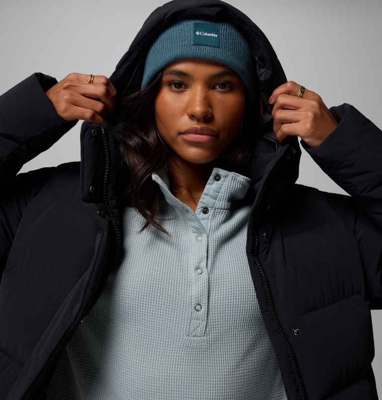 Women's Amaze Puff Hooded Jacket, Color: Black, image 15