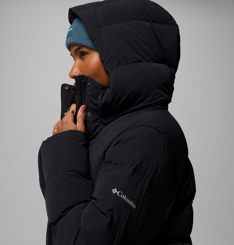 Women's Amaze Puff Hooded Jacket, Color: Black, image 16
