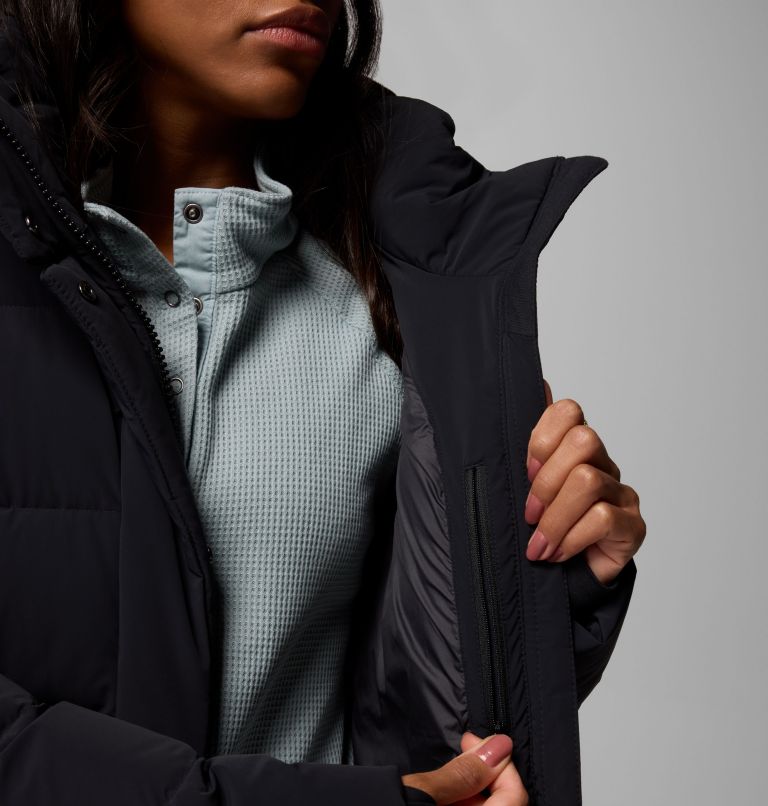 Women's Amaze Puff Hooded Jacket, Color: Black, image 8