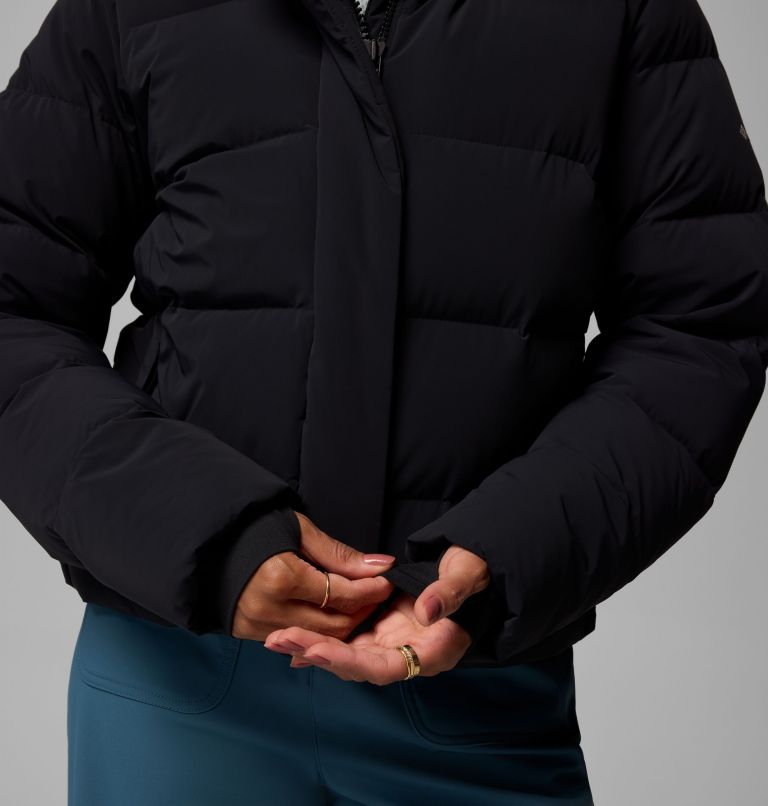Women's Amaze Puff Hooded Jacket, Color: Black, image 9