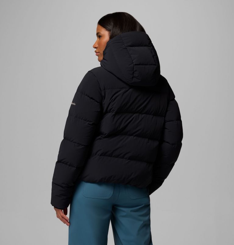 Women's Amaze Puff Hooded Jacket, Color: Black, image 3
