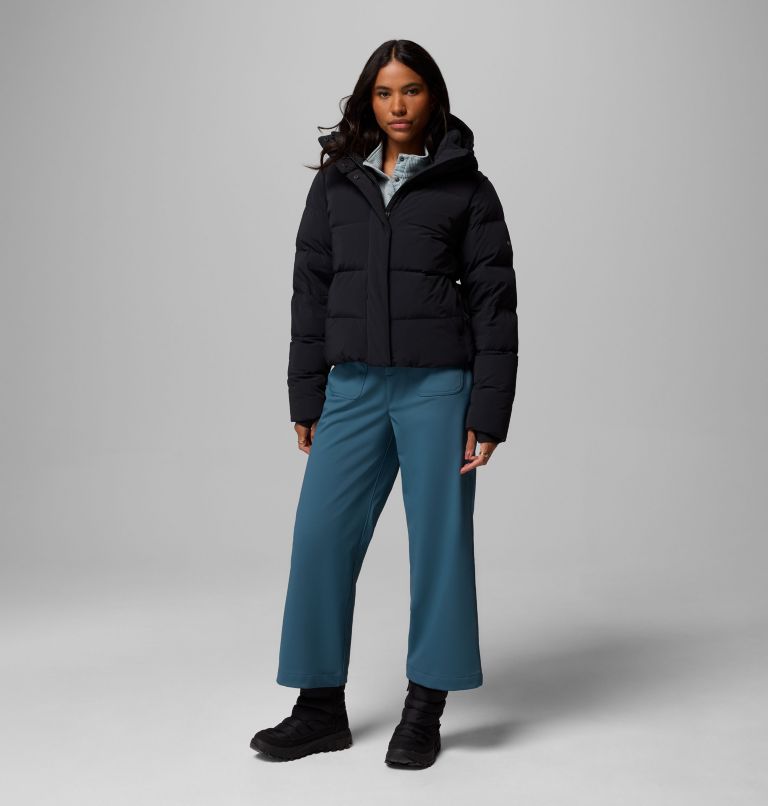 Women's Amaze Puff Hooded Jacket, Color: Black, image 2