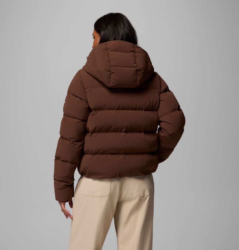 Women's Amaze Puff Hooded Jacket, Color: Tobacco, image 2