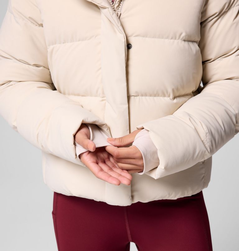 Women's Amaze Puff Hooded Jacket, Color: Dark Stone, image 11