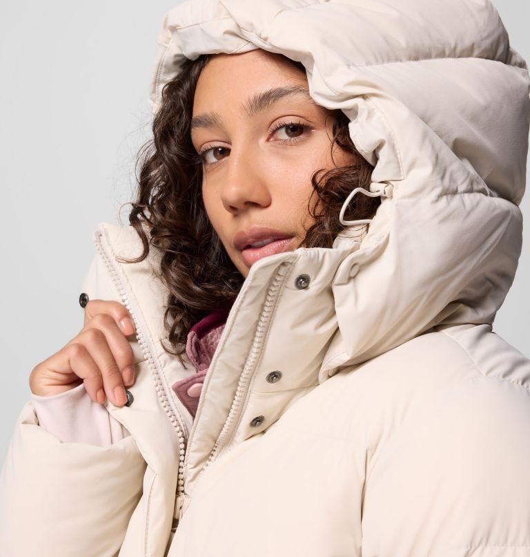 Women's Amaze Puff Hooded Jacket, Color: Dark Stone, image 4