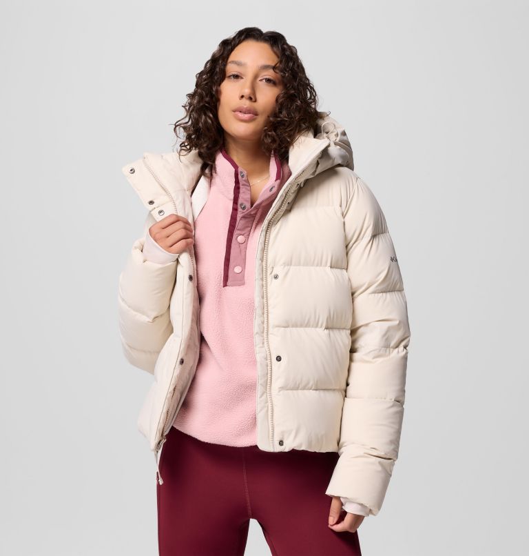 Women's Amaze Puff Hooded Jacket, Color: Dark Stone, image 5