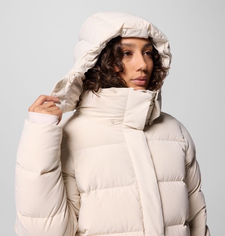 Women's Amaze Puff Hooded Jacket, Color: Dark Stone, image 9