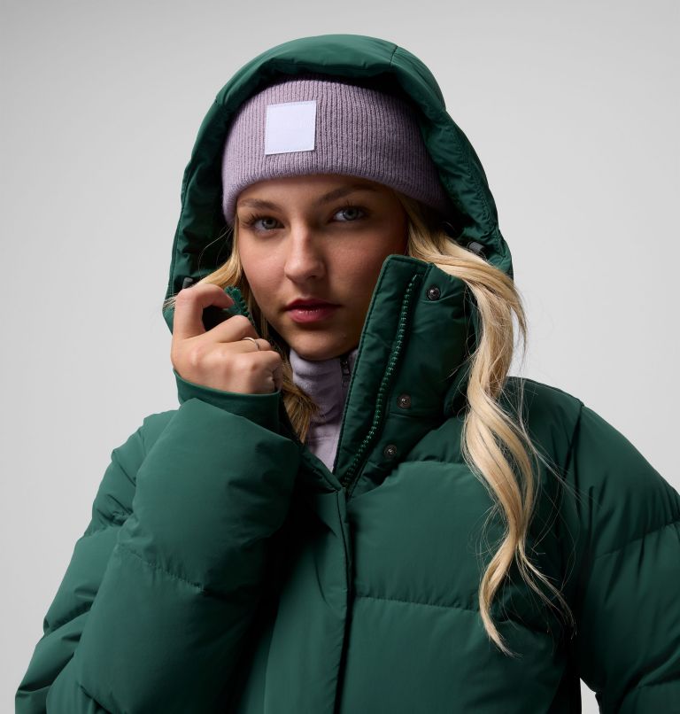 Women's Amaze Puff Hooded Jacket, Color: Rain Forest, image 14