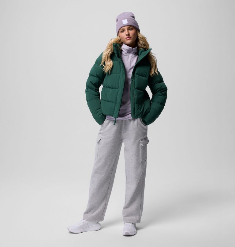 Women's Amaze Puff Hooded Jacket, Color: Rain Forest, image 15