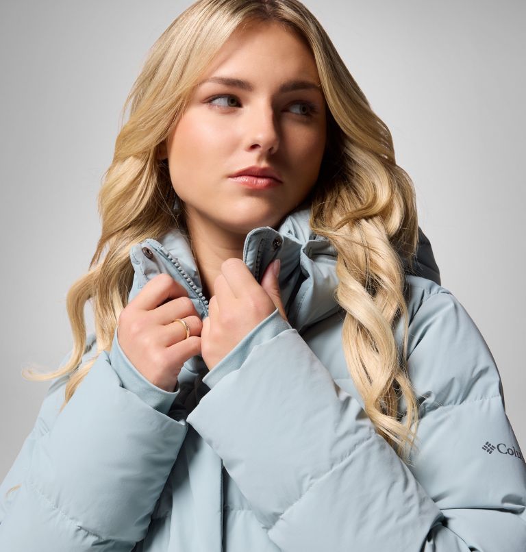 Amaze Puff Hooded Jacket | 461 | XS, Color: Crushed Blue, image 13