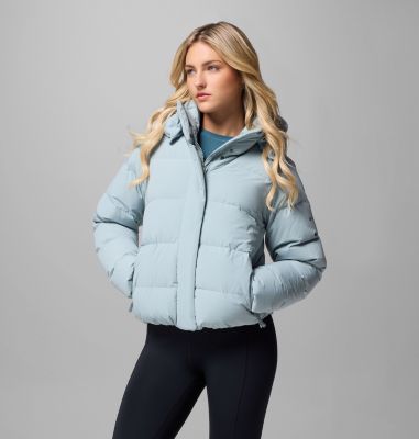 Women's Amaze Puff Hooded Jacket, Color: Crushed Blue, image 16