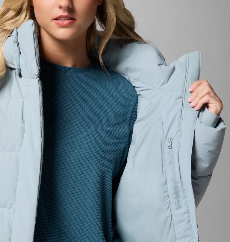 Amaze Puff Hooded Jacket | 461 | XS, Color: Crushed Blue, image 8