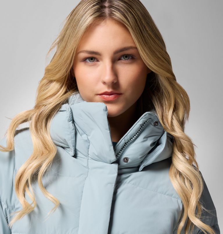 Amaze Puff Hooded Jacket | 461 | XS, Color: Crushed Blue, image 9
