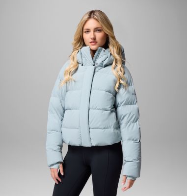 Women's Amaze Puff Hooded Jacket, Color: Crushed Blue, image 13