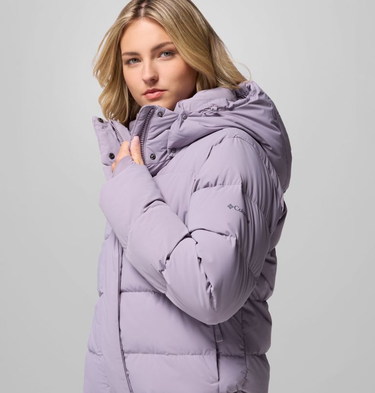 Amaze Puff Hooded Jacket | 554 | XL, Color: Shale Purple, image 13
