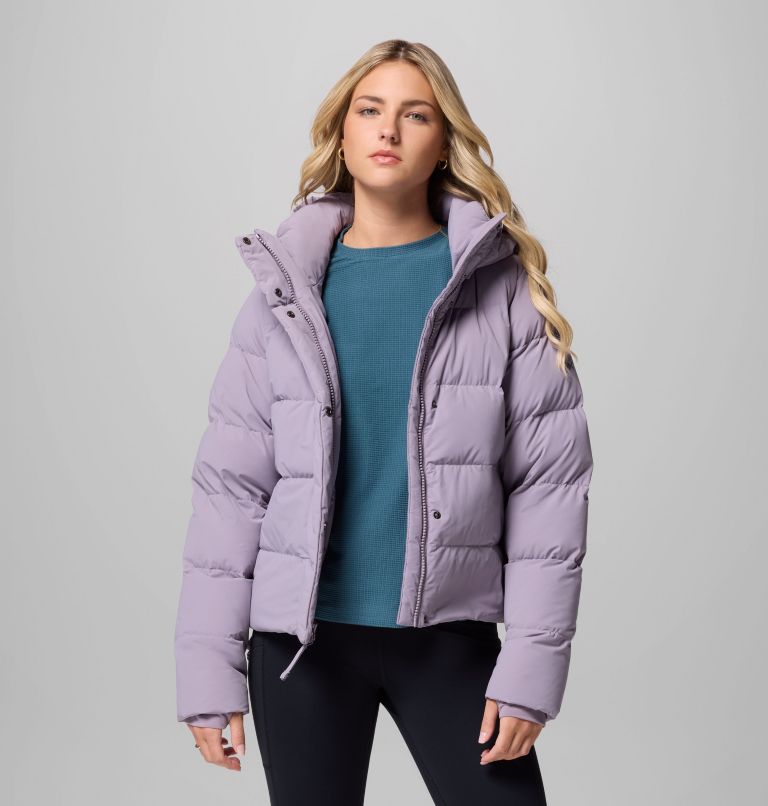 Amaze Puff Hooded Jacket | 554 | XL, Color: Shale Purple, image 5