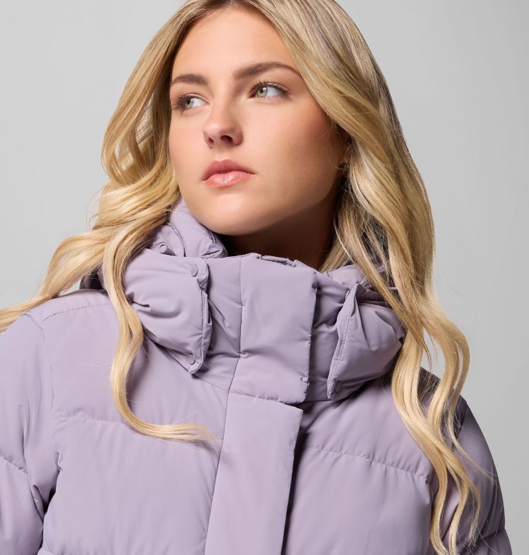 Amaze Puff Hooded Jacket | 554 | XL, Color: Shale Purple, image 8