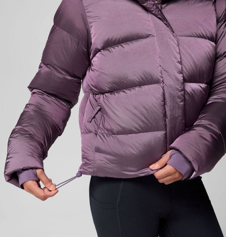 Amaze Puff Hooded Jacket | 609 | XL, Color: Fig High Shine, image 11