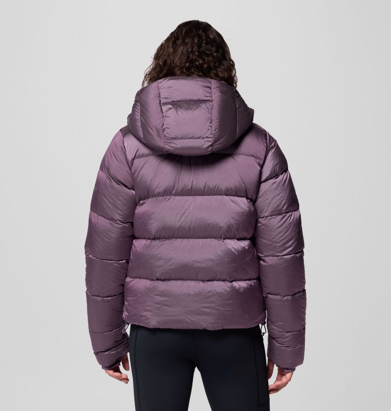 Amaze Puff Hooded Jacket | 609 | XL, Color: Fig High Shine, image 3