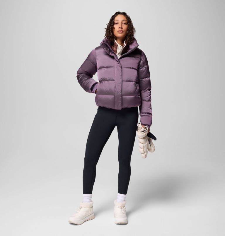 Amaze Puff Hooded Jacket | 609 | XL, Color: Fig High Shine, image 2