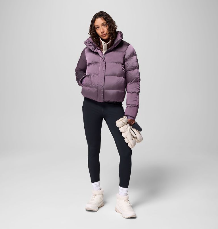 Amaze Puff Hooded Jacket | 609 | XL, Color: Fig High Shine, image 14