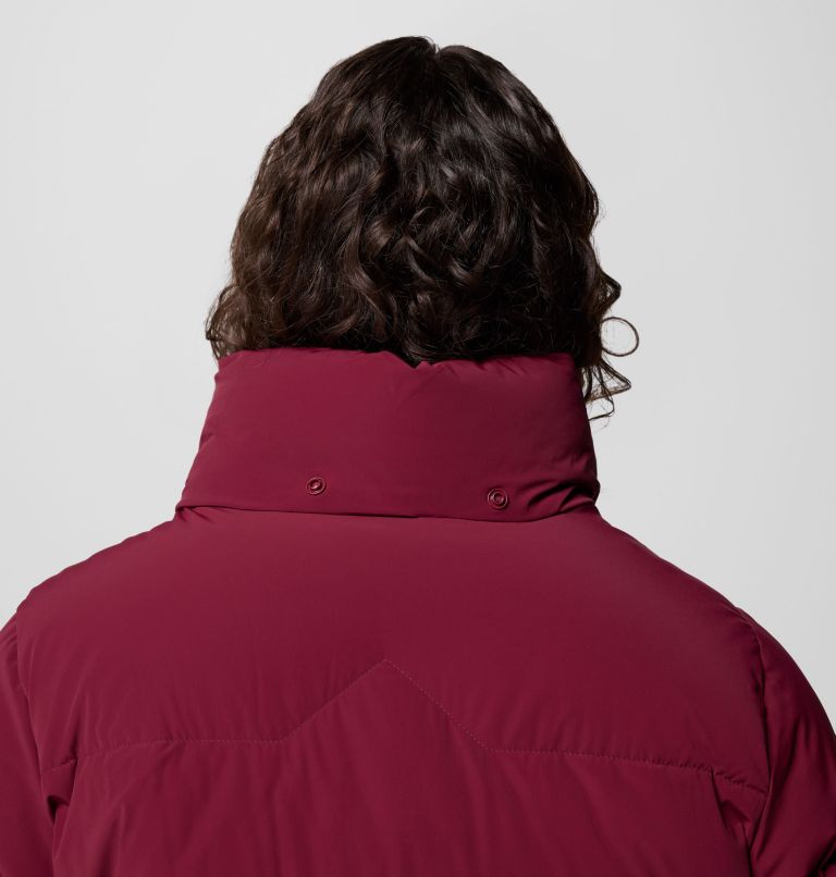 Women's Amaze Puff Hooded Jacket, Color: Rich Wine, image 13