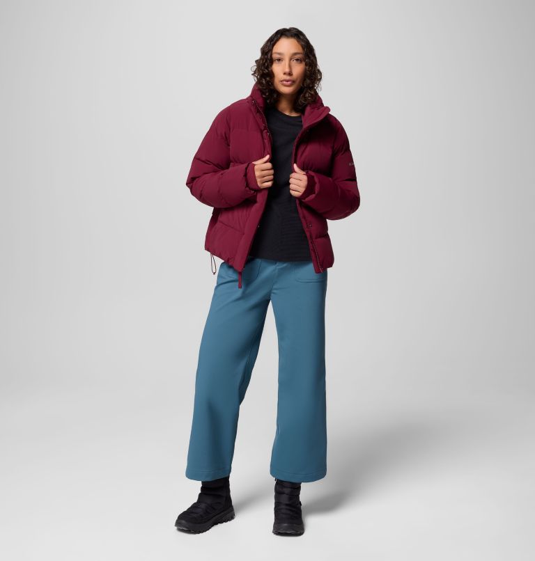 Women's Amaze Puff Hooded Jacket, Color: Rich Wine, image 15